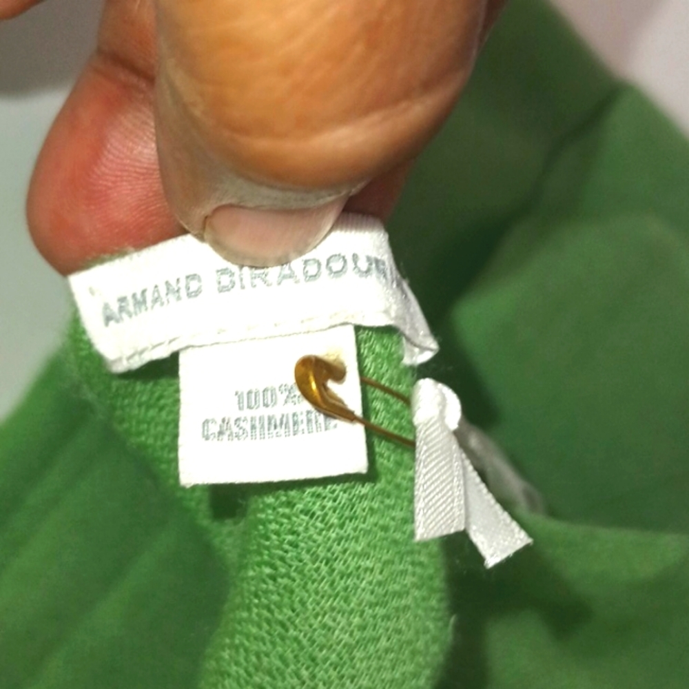 Armand Diradourian Vibrant Green Wrap - Picture 4 of 4